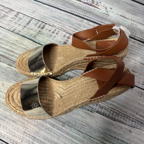 Tory Burch Women's Bima Espadrille Platform Wedge Sandals NWOT 6 - Picture 3 of 5